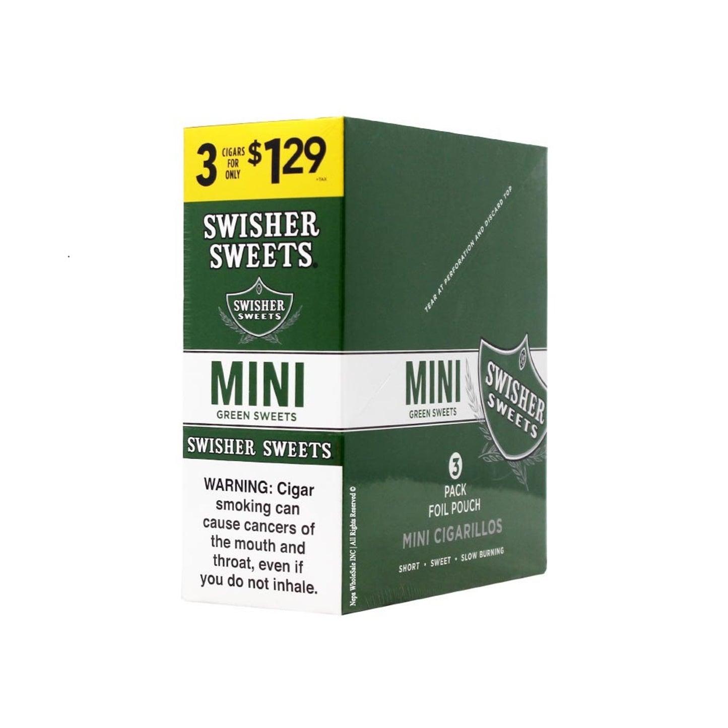Swisher Sweet Cigarillos 3CT Mini Box 15CT