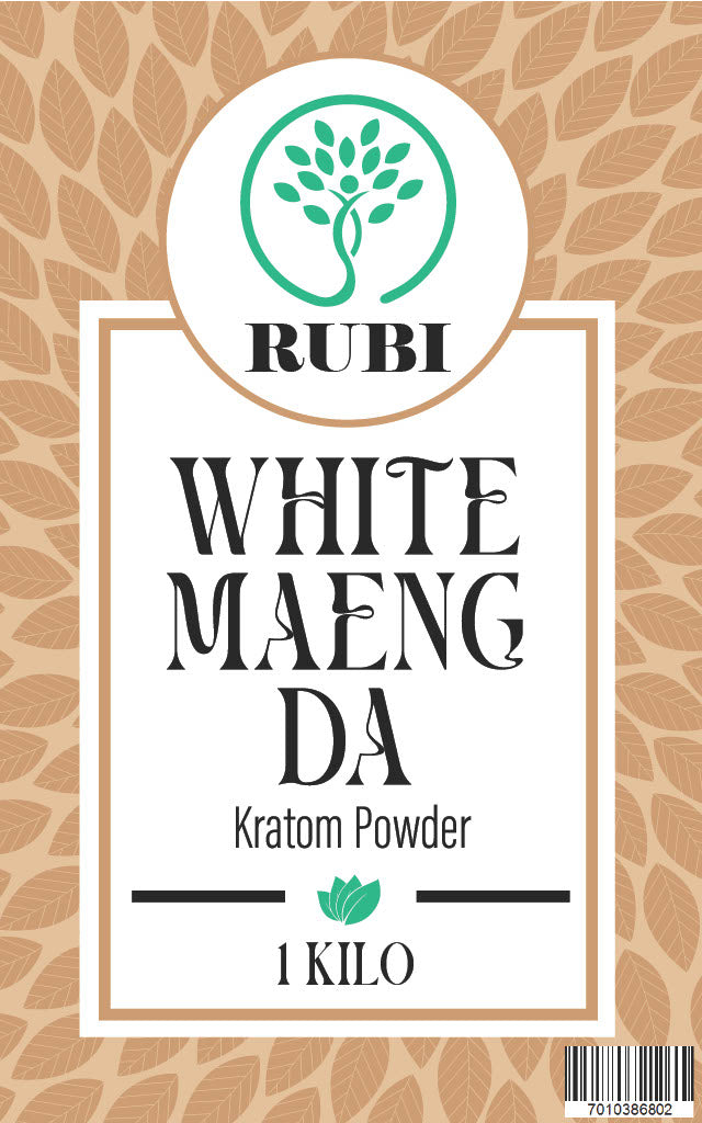 Rubi Kratom Powder 1KG Maeng Da White