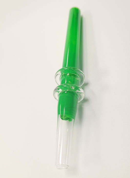 Nectar Collector 6" Glass 2 Rings Color Mix