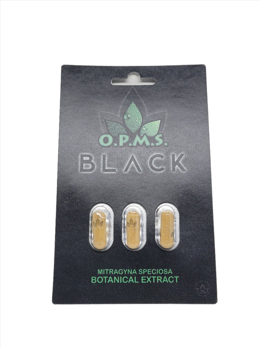 OPMS Kratom Caps 3CT Black 10CT / 1CT