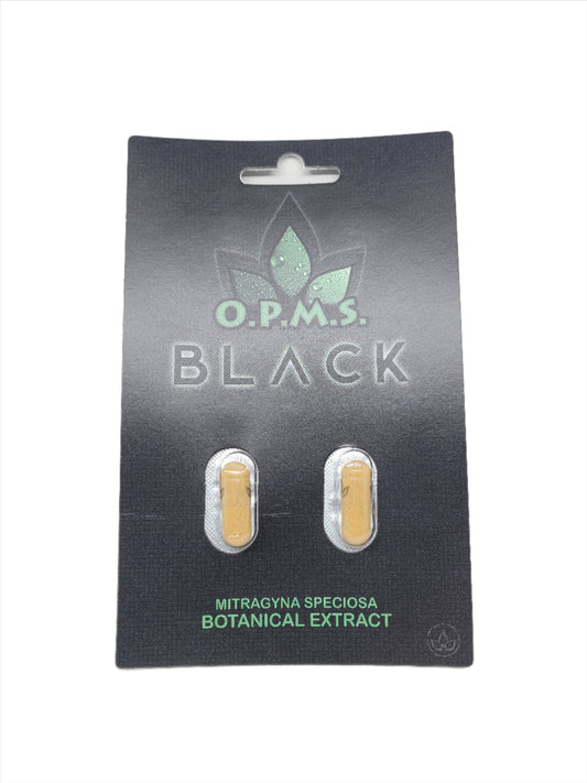 OPMS Kratom Caps 2CT Black 10CT / 1CT