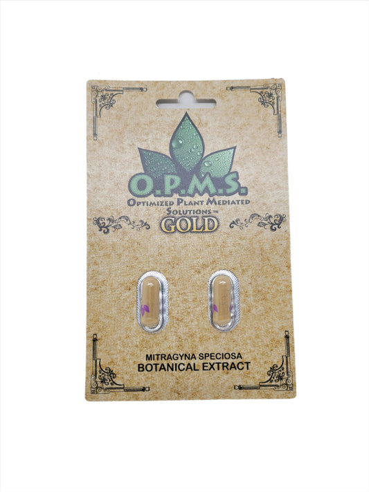 OPMS Kratom Caps 2CT Gold 10CT / 1CT