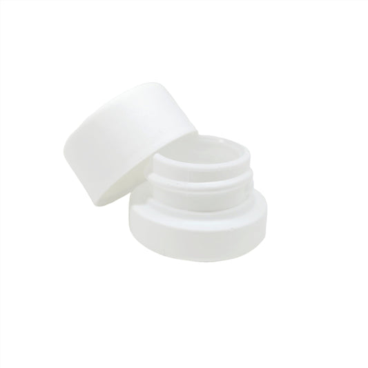 Jar 5ML Round White Gloss 350ct Case