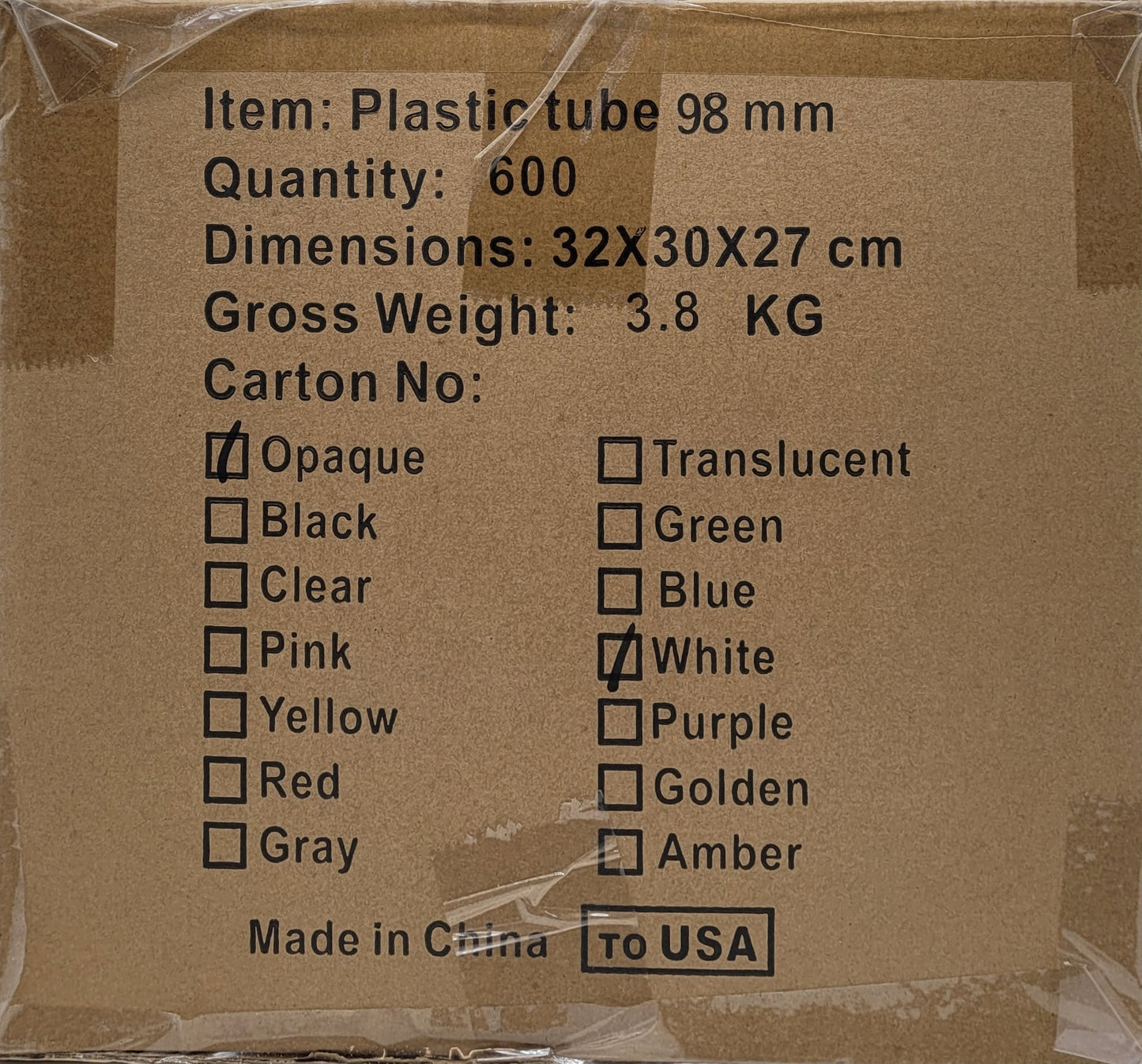 J-Tube 98MM Solid 600CT