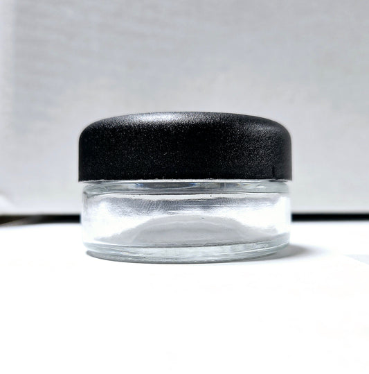 Jar 1oz Slim Lid Round Clear 200ct Case