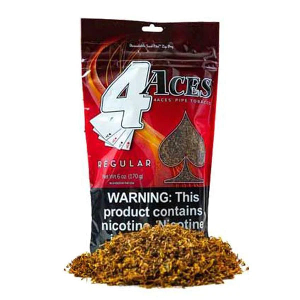 4Aces Tobacco 6OZ M Regular