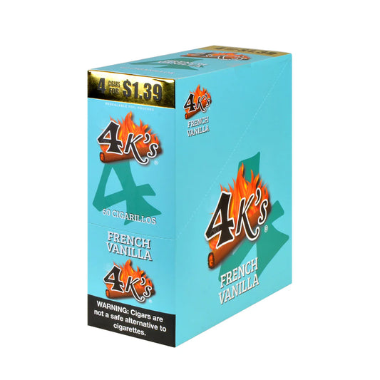 4K's Cigarillos 4CT Box - Assorted Flavors 15CT