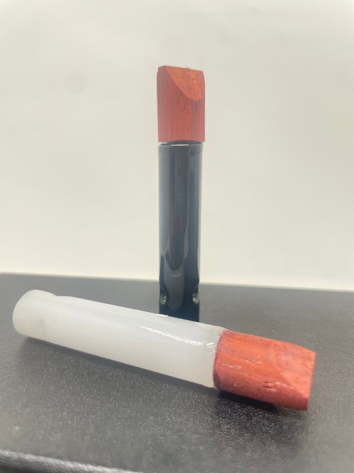 Chillum 3" Glass Color w/ Wood Tip