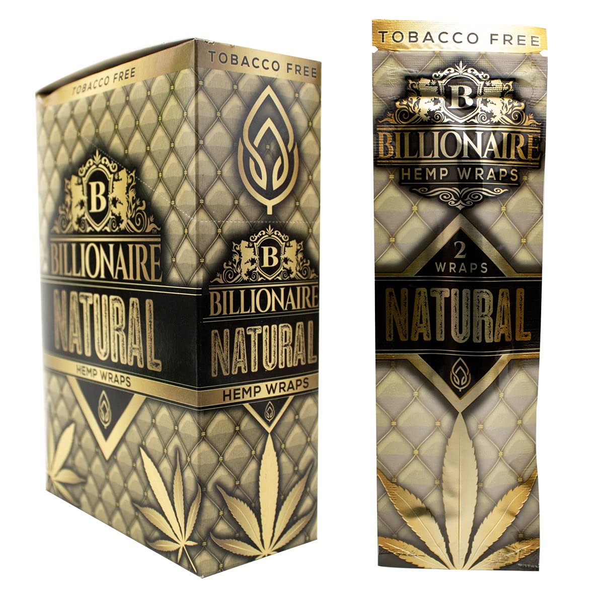 Billionaire Wraps 2CT Natural 25CT Box