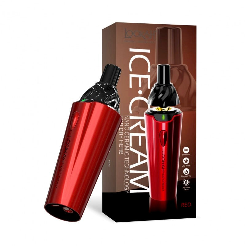 Lookah Vaporizer Ice Cream Red