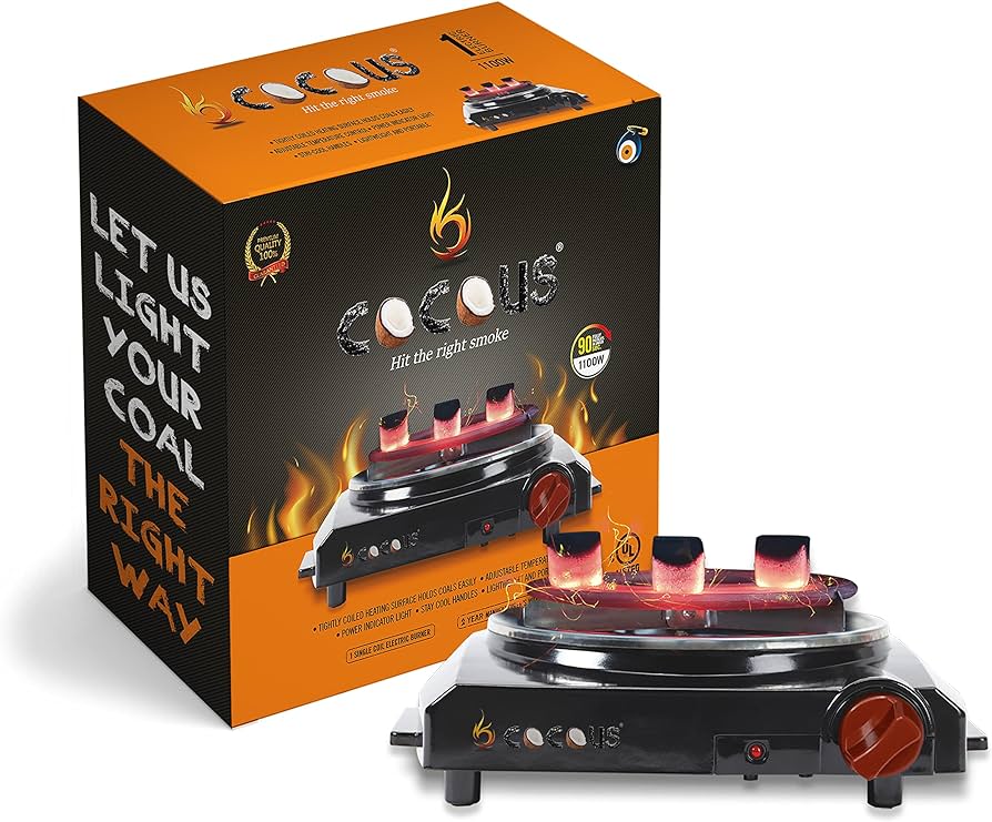 Cocous Black Coal Burner