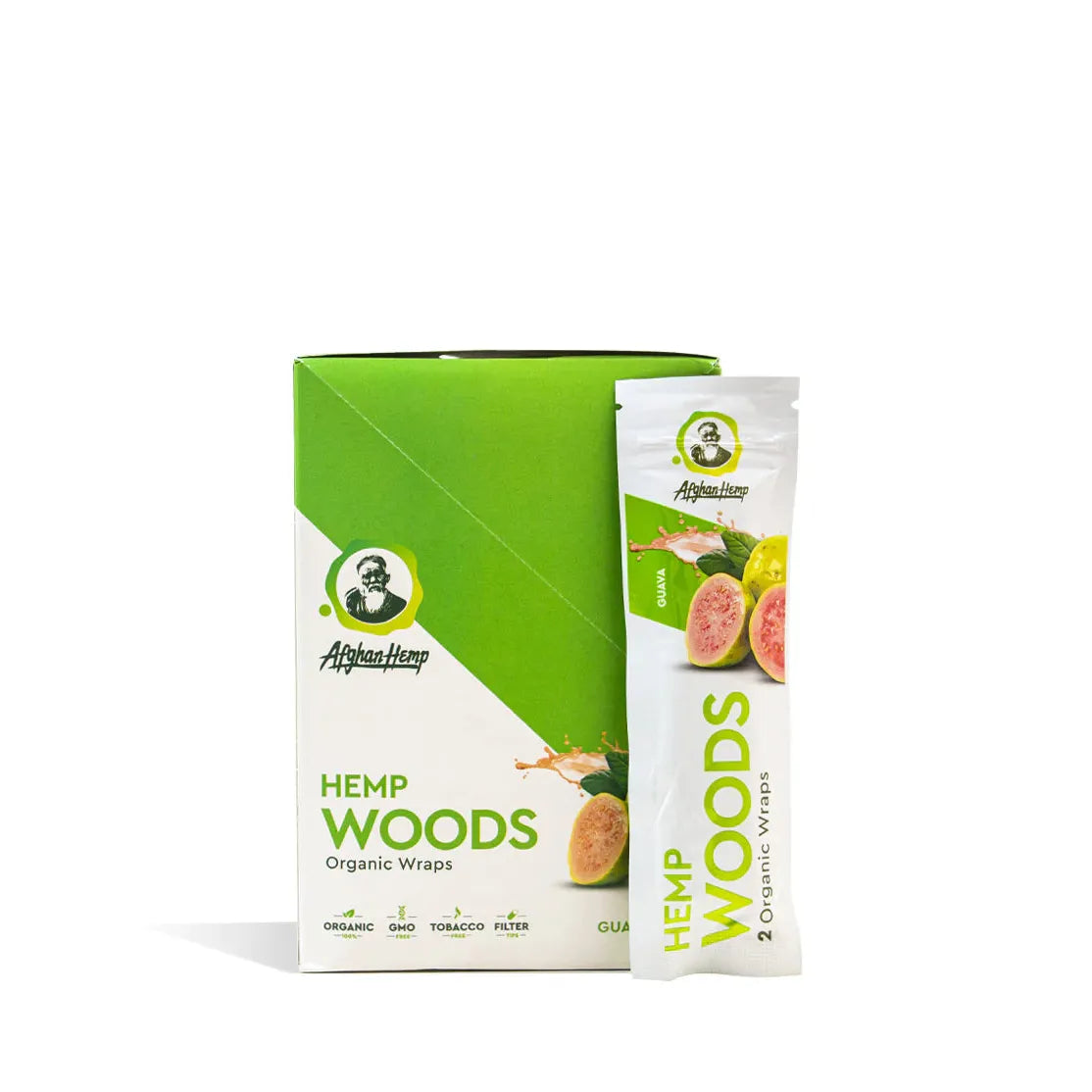 Afghan Hemp Wraps 2CT Woods Guava 25CT Box