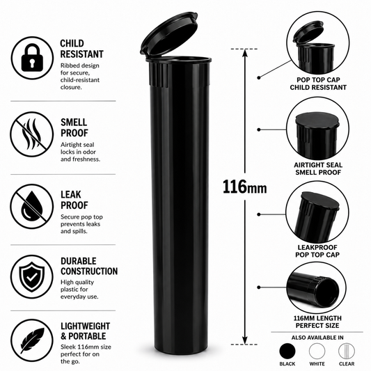 MJP J-Tube 116MM Solid 1000CT