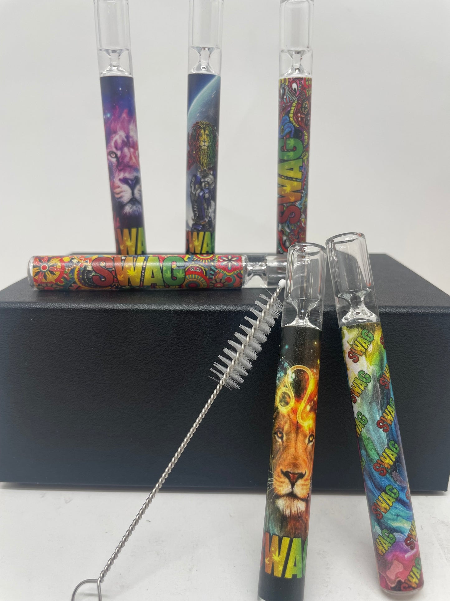 Chillum 4.5" Design w/Brush 40CT
