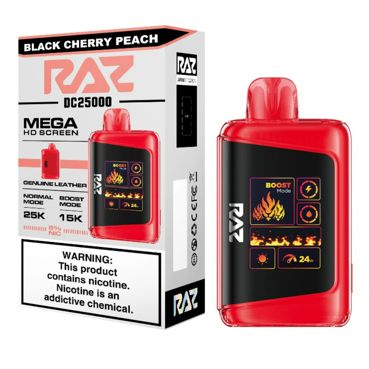 RAZ Vape Bar DC25K Disposable Vape 5ct Box