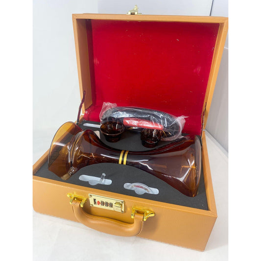 Hookah Suit Case Orange Glass