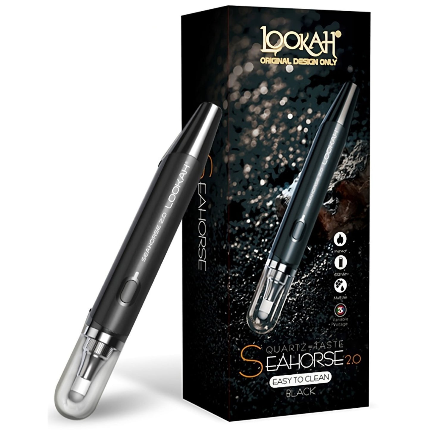 Lookah Vaporizer Seahorse 2.0 Black