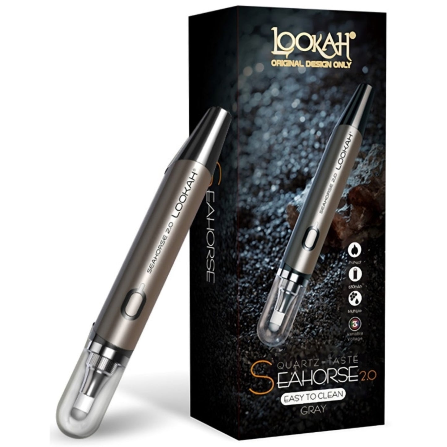 Lookah Vaporizer Seahorse 2.0 Gray