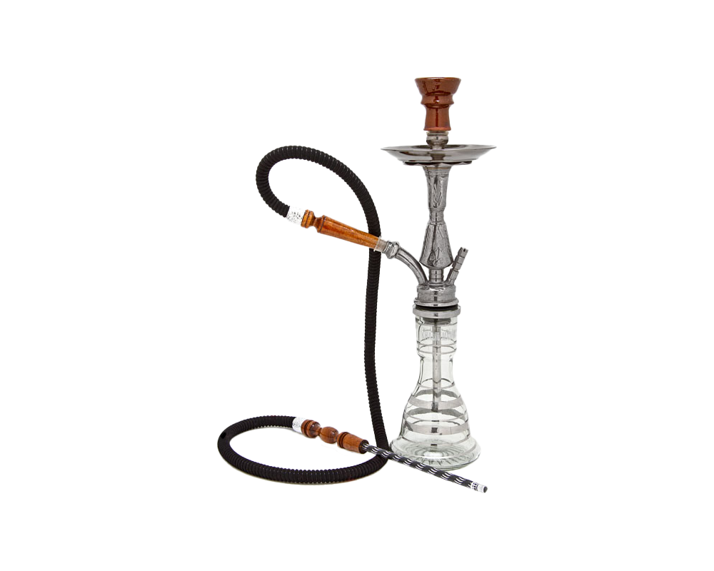 Khalil Mamoon Mini Hookah Safari Silver