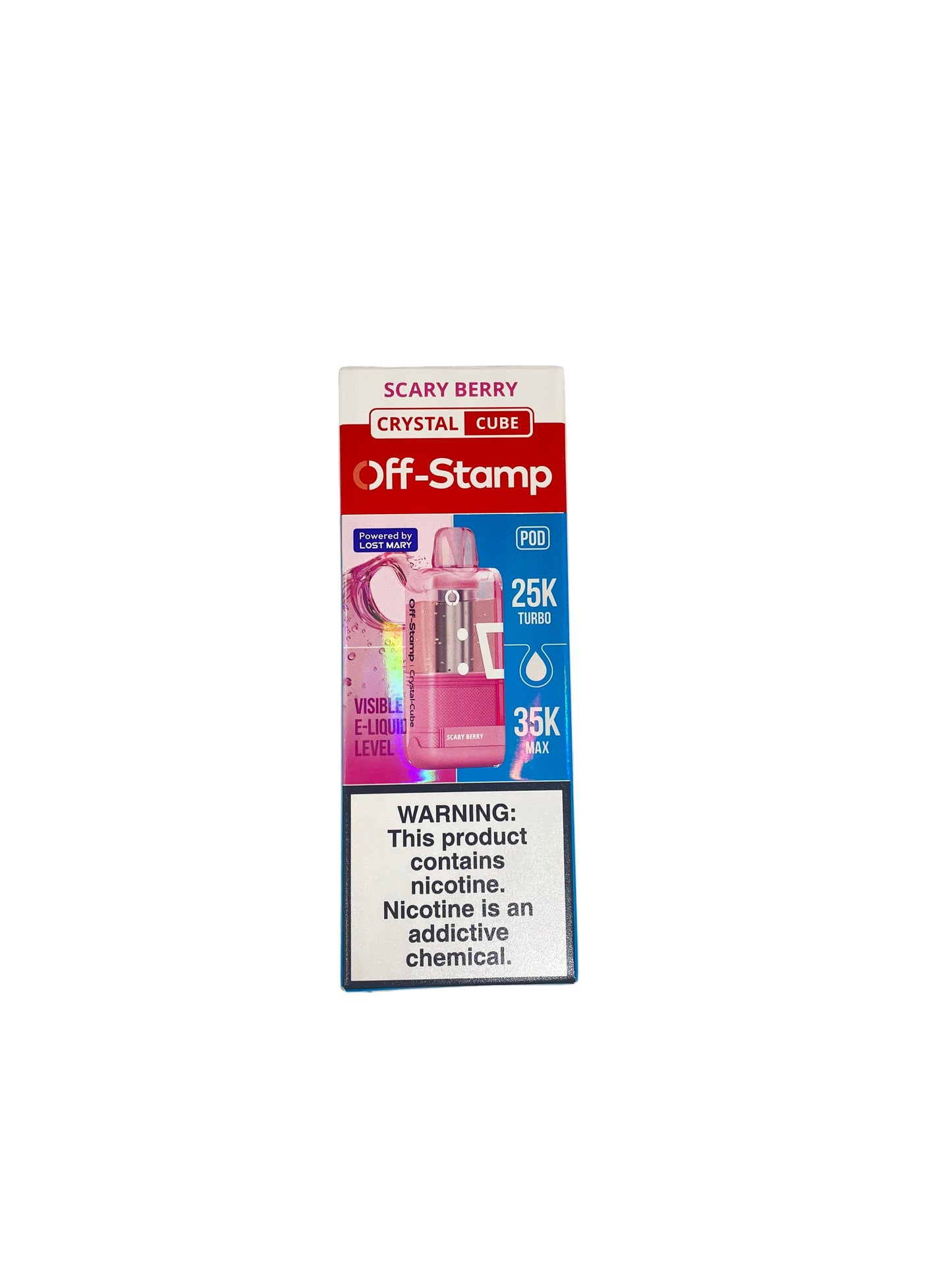 Off-Stamp 35k Crystal Cube Disposable Vape Pod 5ct