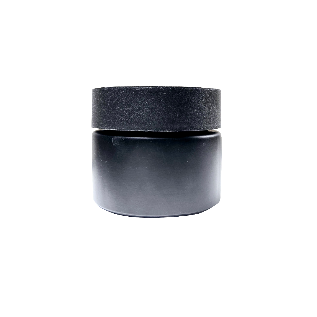 Jar 2oz Opaque Matte Black 160ct Case
