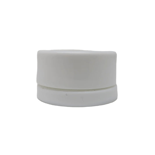 Jar 9ML Round White Gloss 360ct Case