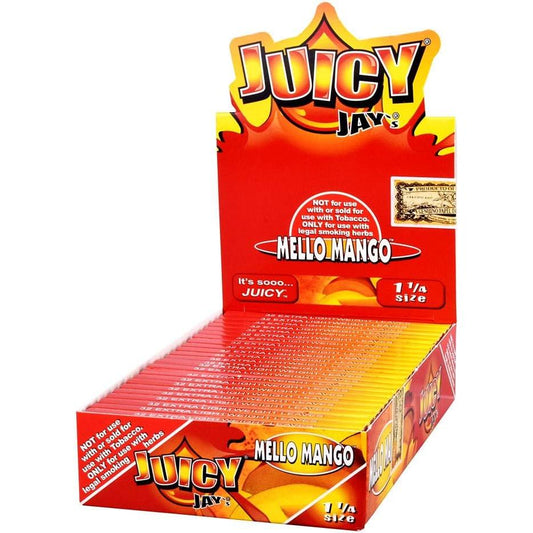Juicy Jay Papers 1 1/4 Mello Mango 24CT