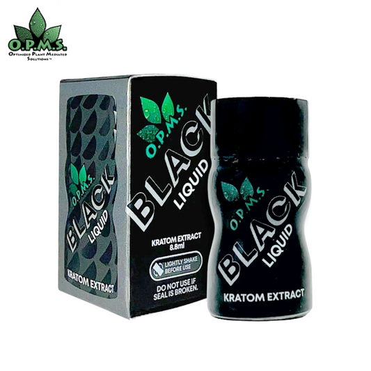 OPMS Kratom Liquid 8.8ML Black 50CT Box