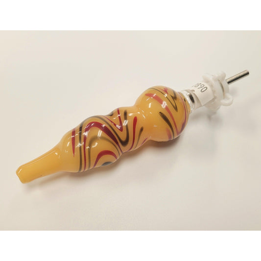 Nectar Collector 5.5" 10M Steel Fume Glass