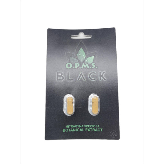 OPMS Kratom Caps 2CT Black 10CT