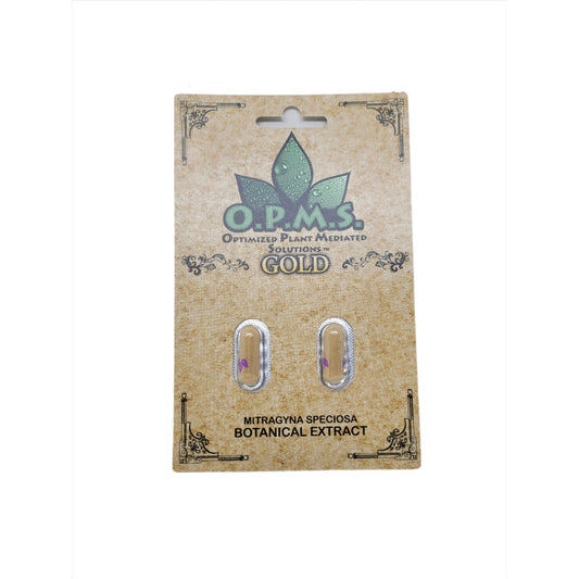 OPMS Kratom Caps 2CT Gold 10CT