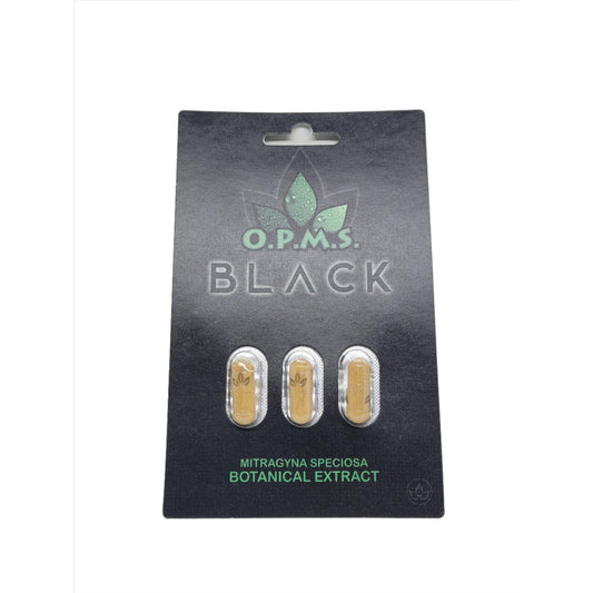 OPMS Kratom Caps 3CT Black 10CT