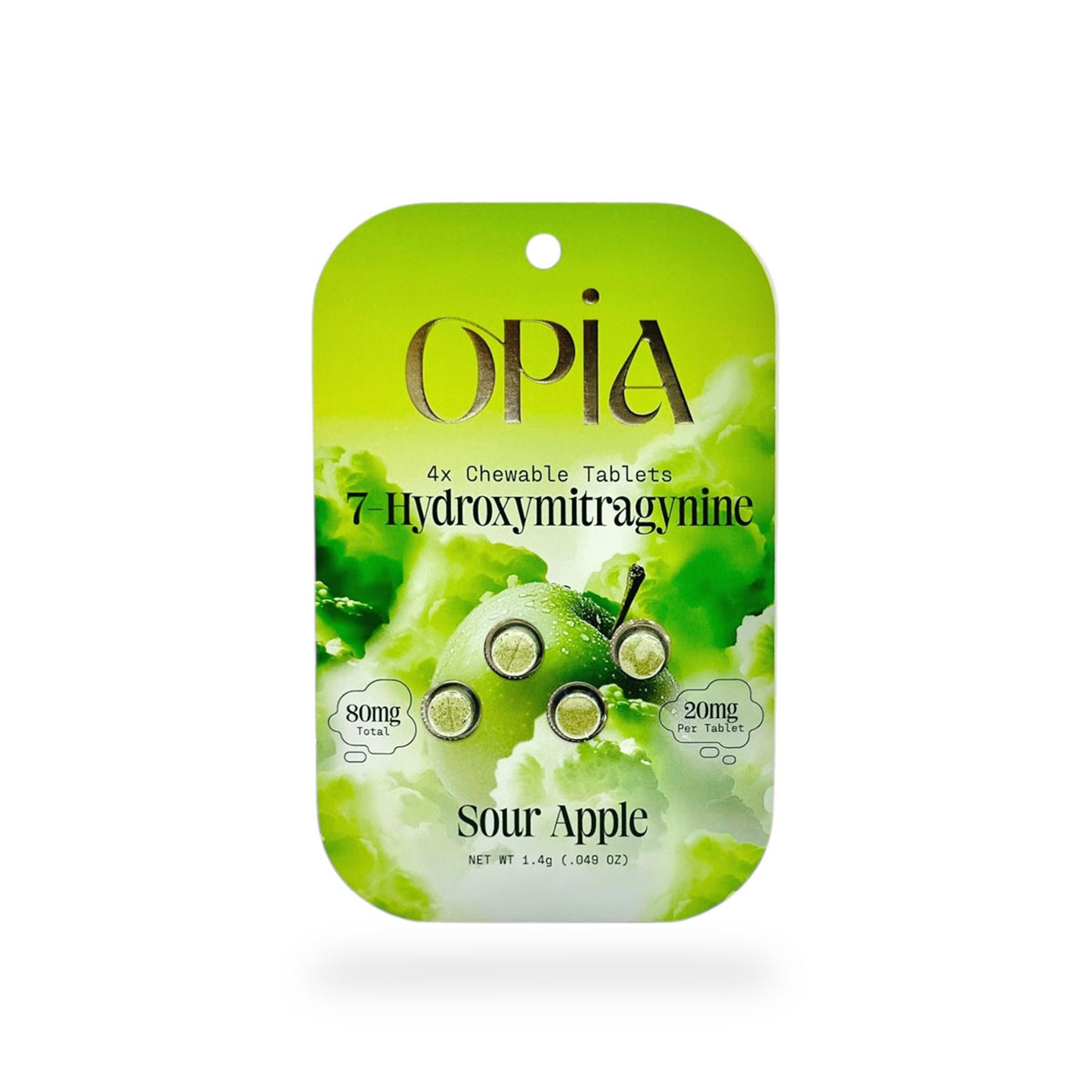 OPiA 7-Hydroxymitragynine 20mg Chewable Tablets 4ct