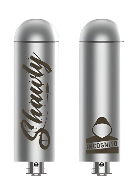 Incognito 510 Dab Cart Shawty Stainless Steel 8CT