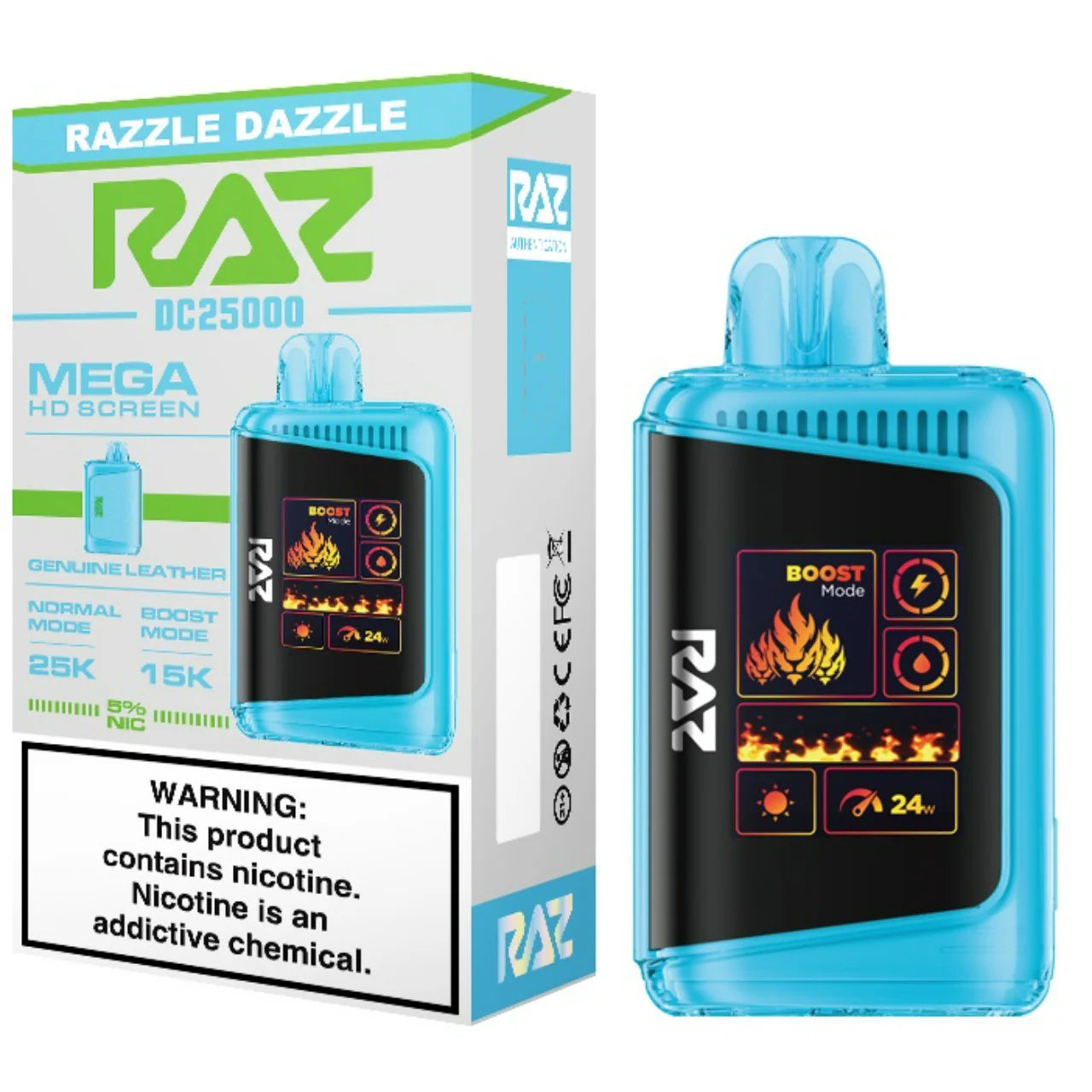 RAZ Vape Bar DC25K Razzle Dazzle 5CT