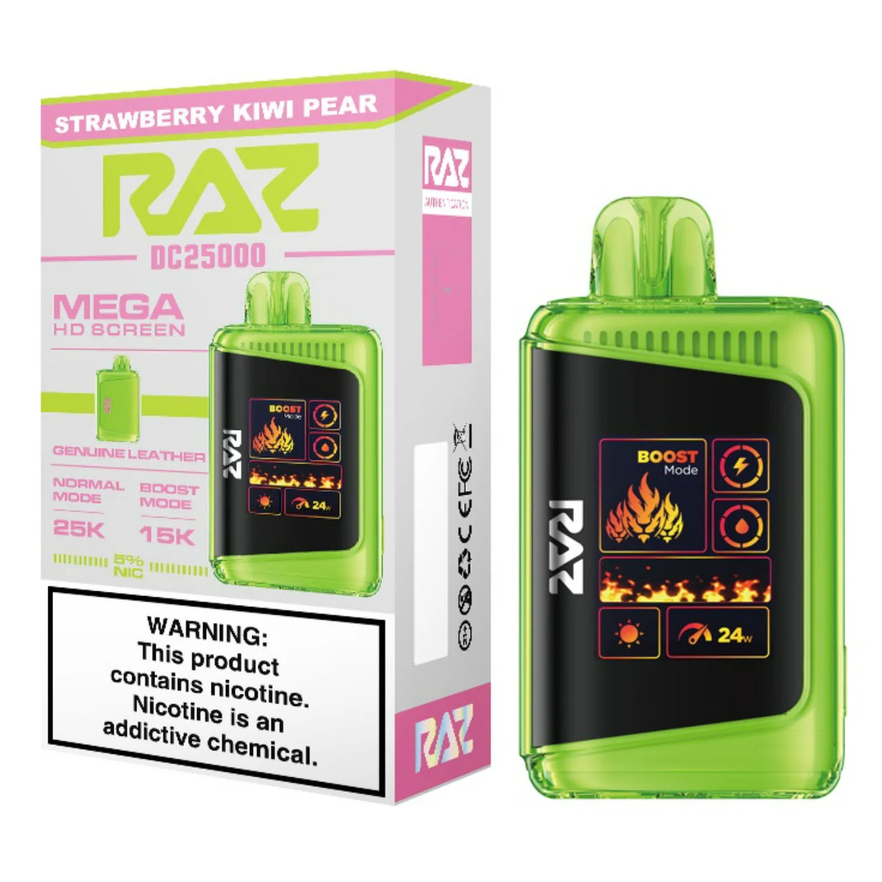 RAZ Vape Bar DC25K Disposable Vape 5ct Box