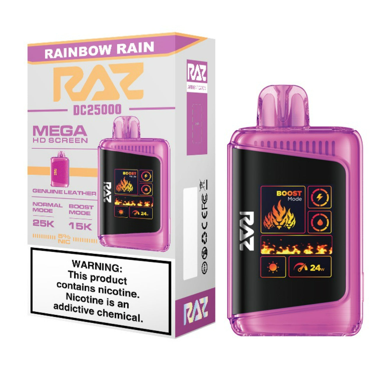 RAZ Vape Bar DC25K Disposable Vape 5ct Box