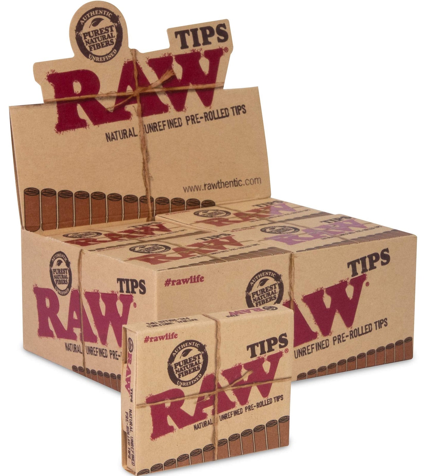 Raw Tips Pre-Rolled 20CT