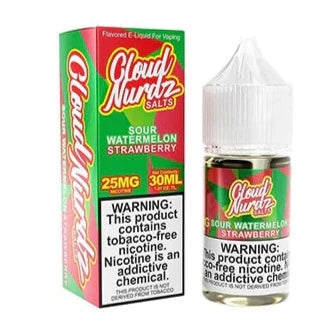 Cloud Nurdz EJuice 30ML Sour Watermelon Strawberry 25MG