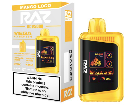 RAZ Vape Bar DC25K Disposable Vape 5ct Box