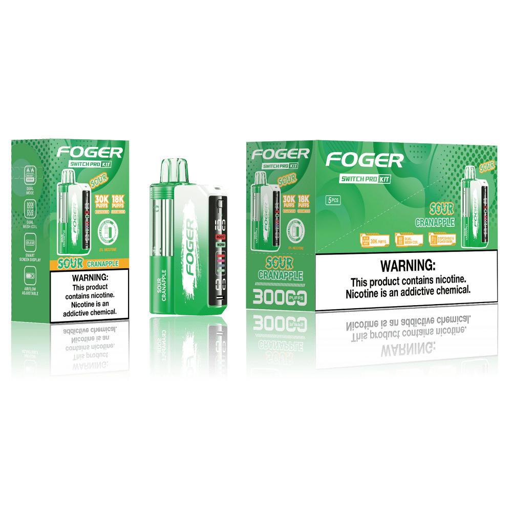 Foger Switch Pro Vape Kit 30k 5ct Box