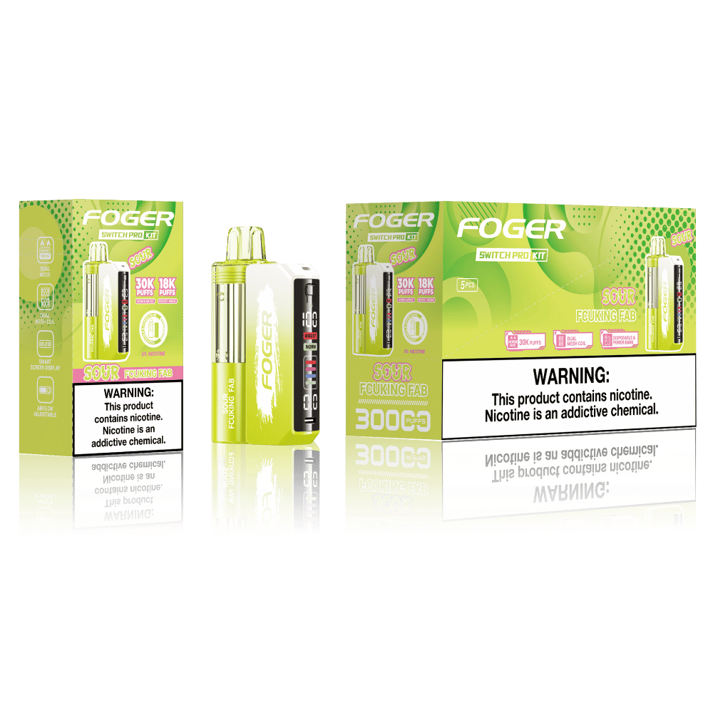 Foger Switch Pro Vape Kit 30k 5ct Box