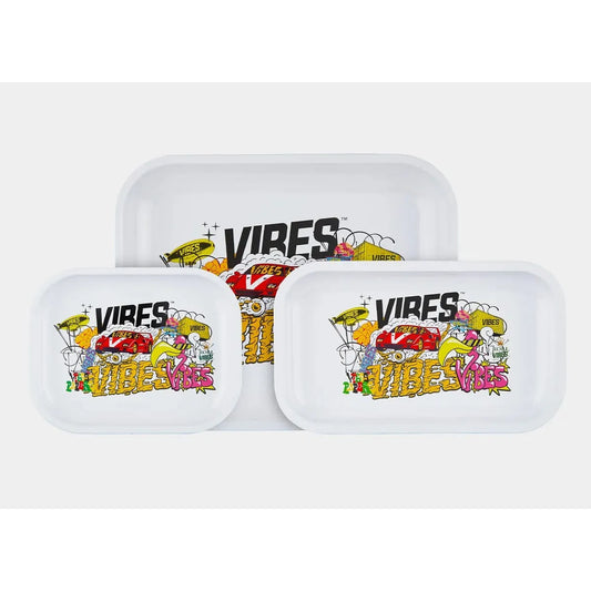 VIBES Rolling Tray Small Collage