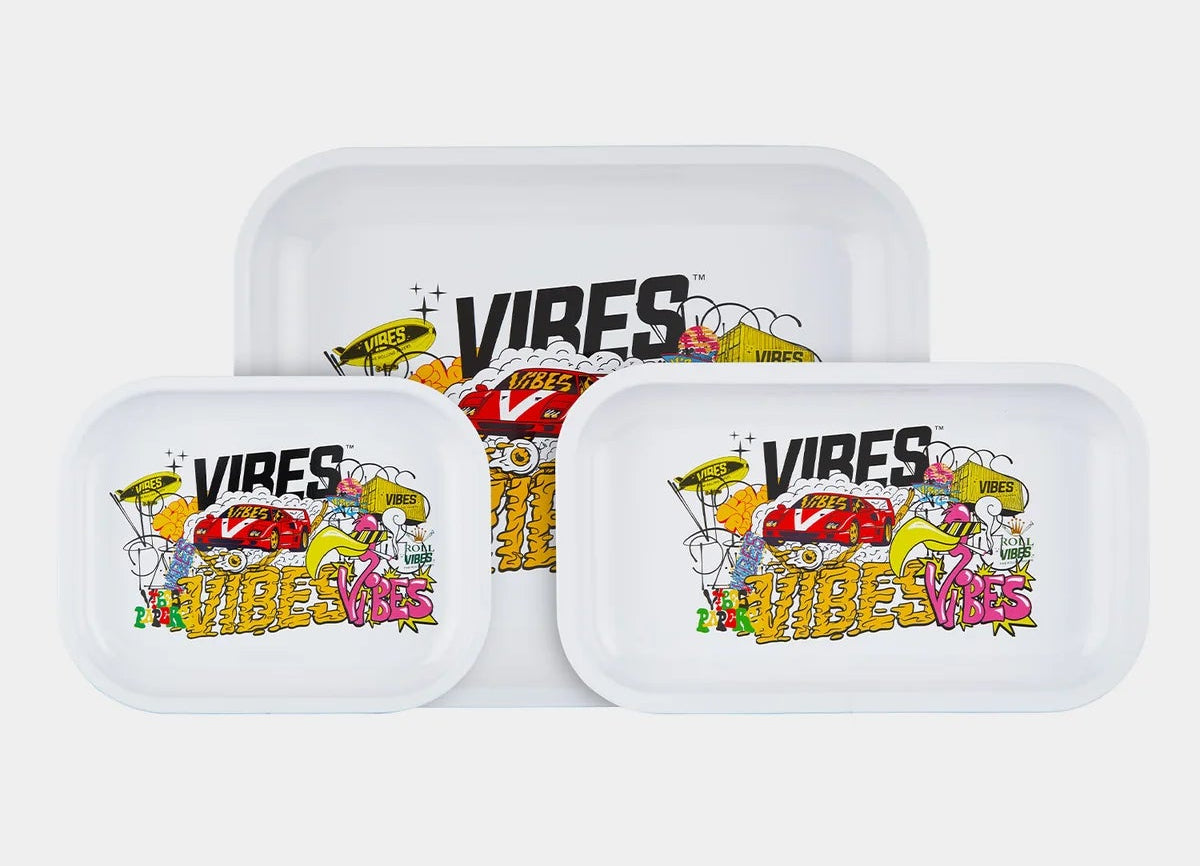 VIBES Rolling Tray Small Collage