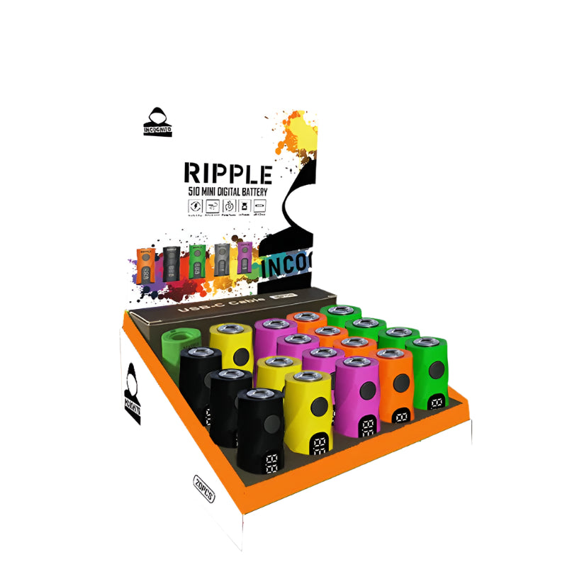 Incognito Ripple 510 Vape Battery 20CT