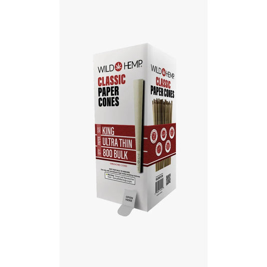 Wild Hemp Cones Bulk 800CT King Size