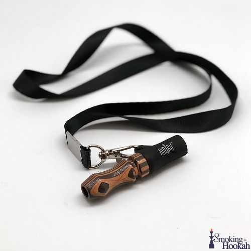 Amira Hookah Mouthpiece Wood Lanyard