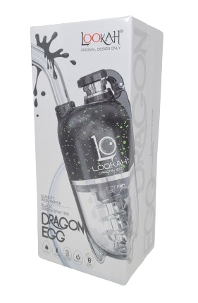 Lookah Dragon Egg Black-Green Splatter