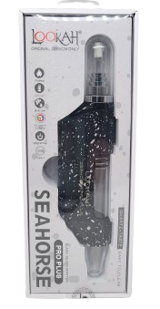 Lookah Seahorse Pro Plus Black-Silver Splatter