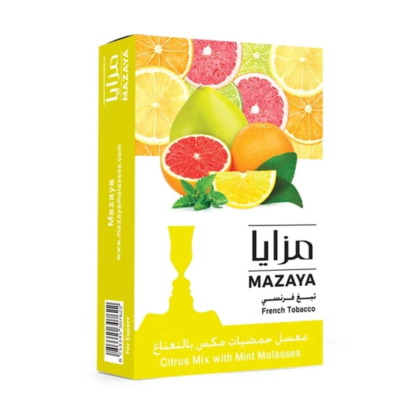 Mazaya Shisha 50G Citrus Mint 10CT